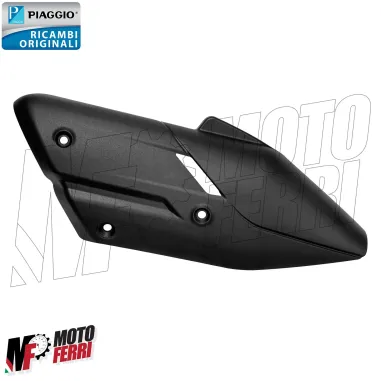 MF5396 Protezione Marmitta Nera Originale Piaggio Beverly 400 HPE 2021 / 2024