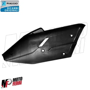 MF5396 Protezione Marmitta Nera Originale Piaggio Beverly 400 HPE 2021 / 2024