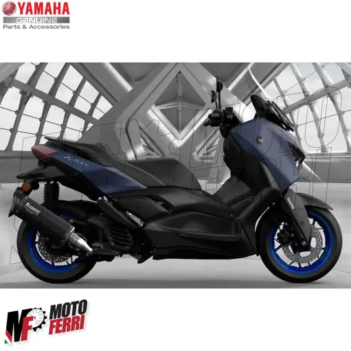 MF5402 Marmitta Silenziatore Akrapovic Nera Omologata Yamaha XMax 125 2023/2024