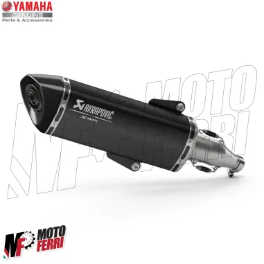 MF5402 Marmitta Silenziatore Akrapovic Nera Omologata Yamaha XMax 125 2023/2024