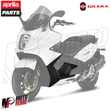 MF5409 Pedana Poggiapiedi Sinistra Nera Originale Aprilia SRV 850 / Gilera GP800