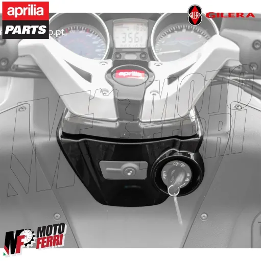MF541X Coperchio Cornice Blocchetto Nero Originale Aprilia SRV 850 Gilera GP800