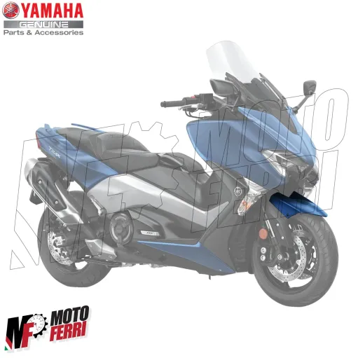MF5415 - Parafango Anteriore Blu Opaco Originale Yamaha TMax 530 SX DX 2017/2019