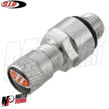 MF5421 - Valvola Argento in Metallo Avvitabile per Cerchio Tubeless Sip Vespa
