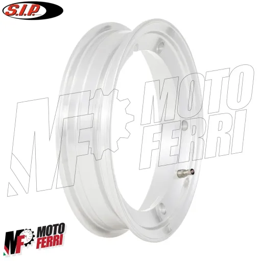 MF5421 - Valvola Argento in Metallo Avvitabile per Cerchio Tubeless Sip Vespa
