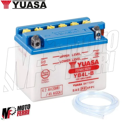 MF5426 Batteria Yuasa YB4L-B 4AH Booster Bws F12 F15 Ark Aerox Nitro Zip Nrg Sp Et2 491 50 2T