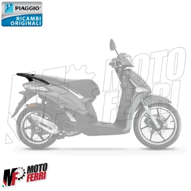 MF5438 Maniglione Nero Opaco Originale Piaggio Liberty 50 125 150 iGet 2015/2024