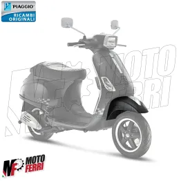MF5441 Parafango Anteriore Nero Opaco Originale Piaggio Vespa S 50 125 2007/2012 2