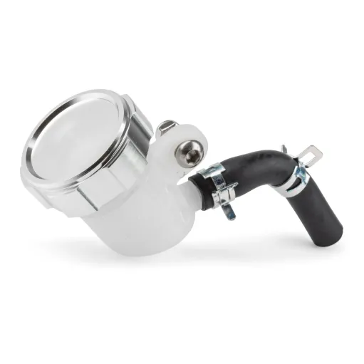 MF5447 Serbatoio Vaschetta Liquido Olio Freno Tappo CNC Argento Universale Moto