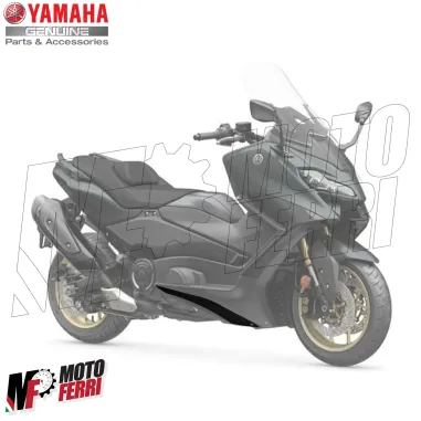 MF5448 Spoiler Sotto Pedana Destro Nero Lucido Origin Yamaha TMax 560 2022/2024