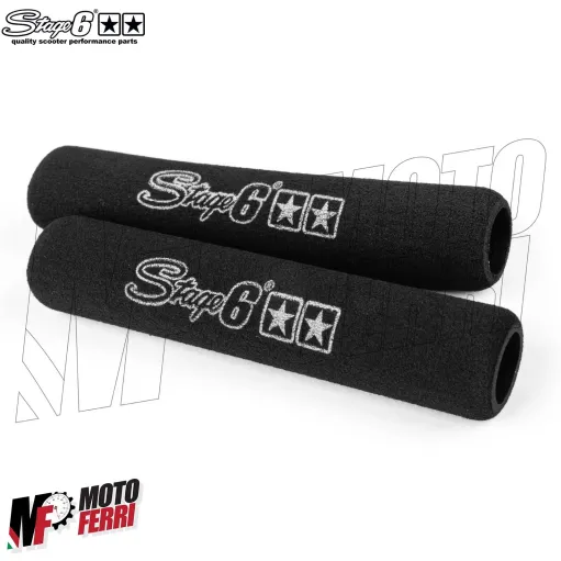 MF2321 COPRI LEVA FRENO FRIZIONE STAGE6 NERO GRIP SPUGNA SCOOTER UNIVERSALE