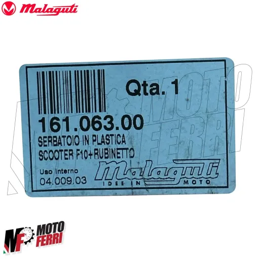 MF5461 - Serbatoio Carburante Benzina + Rubinetto Originale Malaguti F10 50 2T