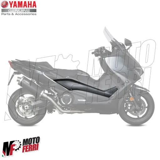 MF5466 Carena Tunnel Centrale Destra Nero Originale Yamaha TMax 560 2020/2021