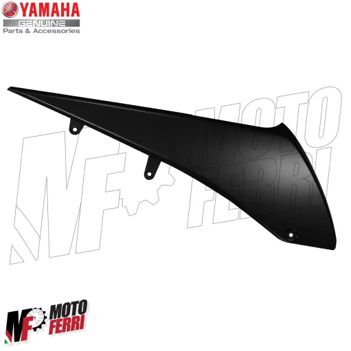 MF5467 Spoiler Sotto Pedana Destro Nero Opaco Originale Yamaha TMax 530 (17/19)