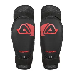 MF4627 Gomitiere Acerbis Soft Nero / Rosso Moto Cross Enduro Trial MTB Adulto