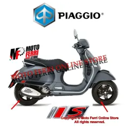 MF045x - KIT 1 ADESIVO CERCHIO S ROSSA VESPA GTS 300 SUPER SPORT MODELLO 2017
