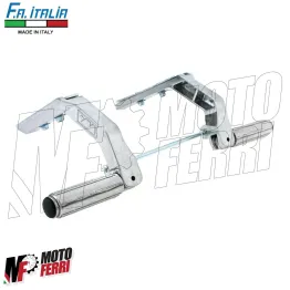MF0467 Poggiapiedi Pieghevole Cromato Vespa PX 125 150 200 Arcobaleno ET3 2