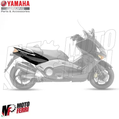 MF5516 Carena Posteriore Destra Nero Lucido Originale Yamaha TMax 500 2004/2007