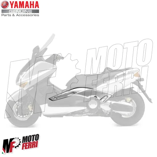MF5519 Carena Tunnel Centrale Sinistra Grigio Originale Yamaha TMax 500 (04/07)