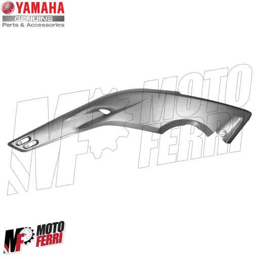 MF5519 Carena Tunnel Centrale Sinistra Grigio Originale Yamaha TMax 500 (04/07)
