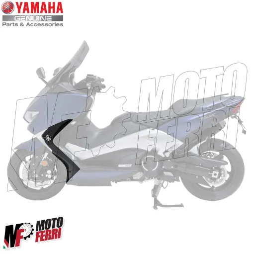 MF5521 Carena Anteriore Sinistra Nero Lucido Originale Yamaha TMax 530 2017/2019