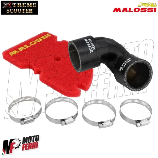 MF5530 Collettore di Aspirazione Xtreme Maggiorato + Filtro Vespa GTS 300 HPE E5