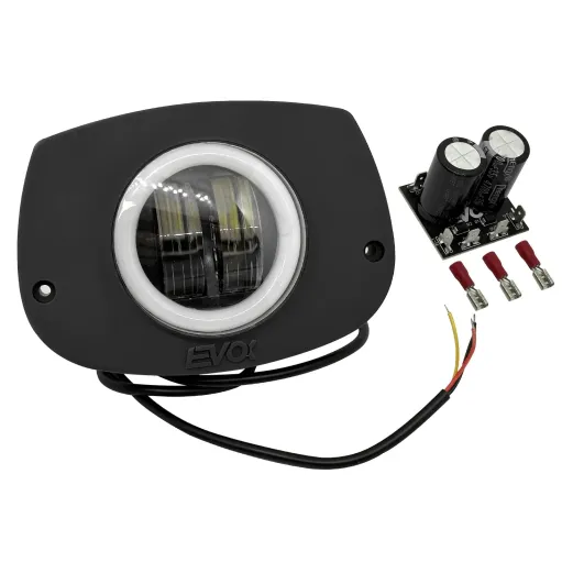 MF5518 Faro Fanale Anteriore Iron Led Evok per Piaggio Ciao / Mix / P / PX 50