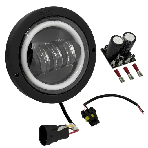 MF5517 Faro Fanale Anteriore Iron Led Evok per Piaggio SI / SI FL2 / SI Mix 50