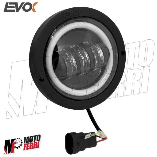 MF5517 Faro Fanale Anteriore Iron Led Evok per Piaggio SI / SI FL2 / SI Mix 50