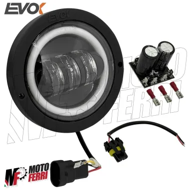 MF5517 Faro Fanale Anteriore Iron Led Evok per Piaggio SI / SI FL2 / SI Mix 50