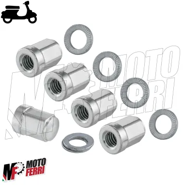 MF5531 Kit Dadi Viti Rondelle SIP Ricambio Cerchio Ruota Tubeless Piaggio Vespa
