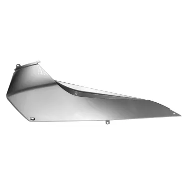 MF5552 Spoiler Sotto Pedana Sinistro Grigio Silver Yamaha TMax 500 mod 2008/2011