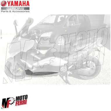 MF5552 Spoiler Sotto Pedana Sinistro Grigio Silver Yamaha TMax 500 mod 2008/2011