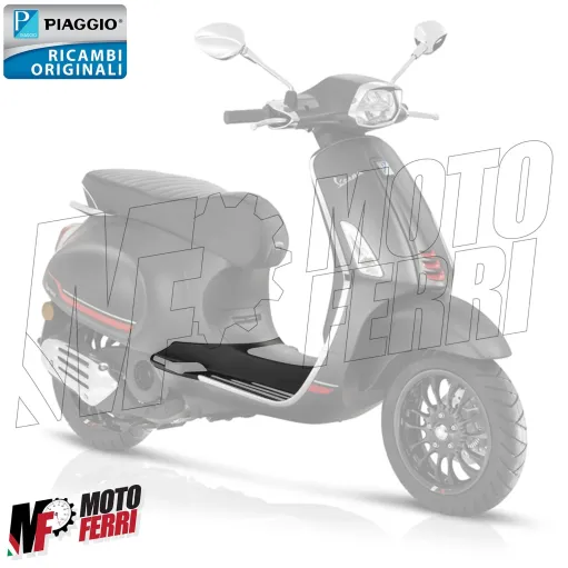MF5557 Pedana Poggiapiedi Grezzo Originale Vespa Primavera / Sprint 50 125 150