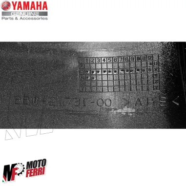 MF5562 Carena Sinistra Tunnel Centale Nero Lucido per Yamaha TMax 560 2022/2024