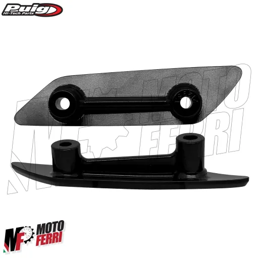 MF5564 Tappi Coperchi Specchietti Puig CNC Nero per Yamaha TMax 560 2022 / 2024