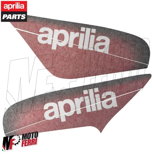 MF5567 Adesivi Decalcomanie Sottopedana Originale Originale Aprilia SR 50 Ditech
