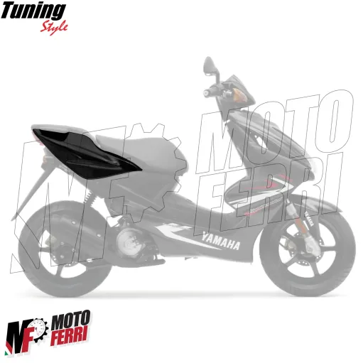 MF5578 Fianchetti Posteriori Destro Sinistro Nero Opaco Yamaha Aerox Nitro 1998/2012