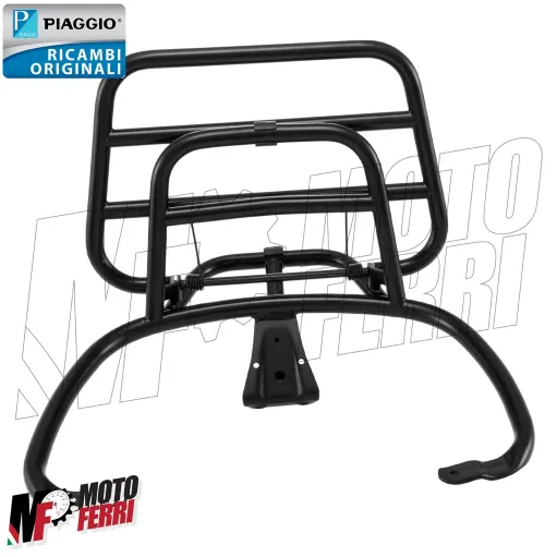 MF5585 Portapacchi Posteriore Vespa Primavera / Sprint 50 125 150 Nero Originale