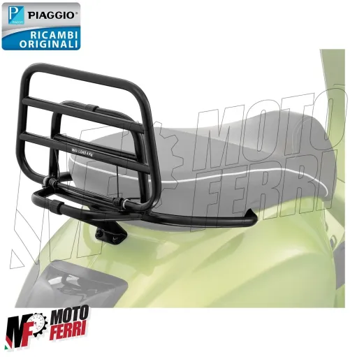 MF5585 Portapacchi Posteriore Vespa Primavera / Sprint 50 125 150 Nero Originale