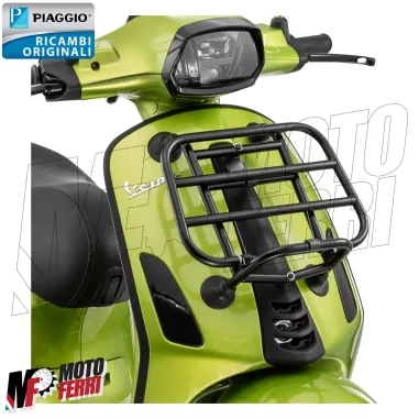 MF5586 Portapacchi Anteriore Nero Originale Vespa Primavera Sprint 50 125 150