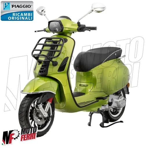 MF5586 Portapacchi Anteriore Nero Originale Vespa Primavera Sprint 50 125 150