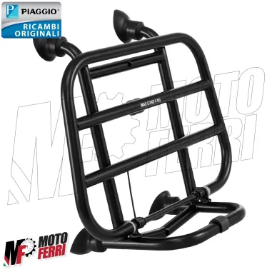 MF5586 Portapacchi Anteriore Nero Originale Vespa Primavera Sprint 50 125 150