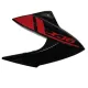 MF5587 Carena Fianchetto Destro Nero / Rosso Originale Yamaha XJ6 mod 2009/2015