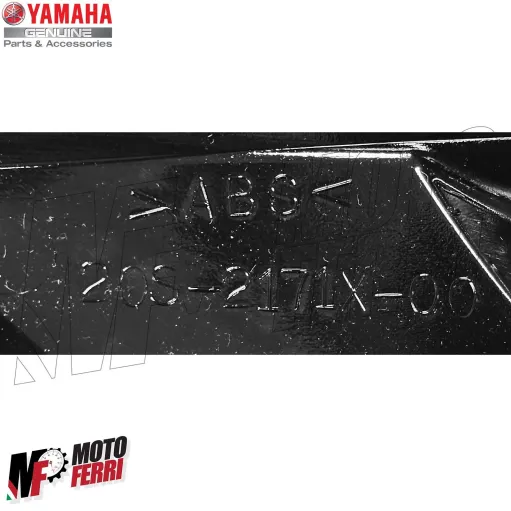 MF5587 Carena Fianchetto Destro Nero / Rosso Originale Yamaha XJ6 mod 2009/2015