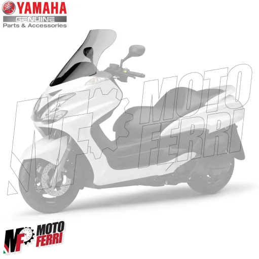 MF0718 - Parabrezza Alto Trasparente Originale Yamaha Majesty 400 da 2009 a 2014