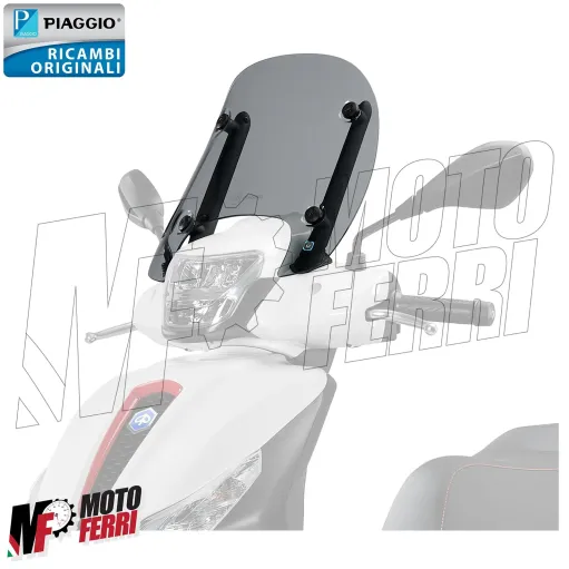 MF5603 Cupolino Fume' Sportivo Originale Piaggio Medley 125 150 200 (2020/2025)