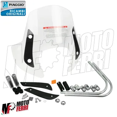 MF5604 Cupolino Trasparente Originale Piaggio Liberty 50 125 150 iGet 2015/2024
