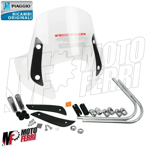 MF5604 Cupolino Trasparente Originale Piaggio Liberty 50 125 150 iGet 2015/2024