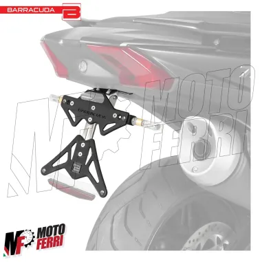 MF5610 Portatarga Sportivo Regolabile Barracuda Yamaha TMax 530 SX DX 2017/2019